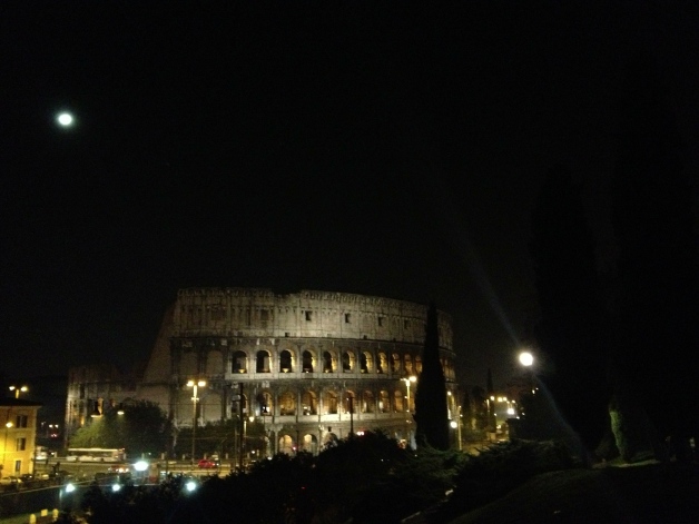 One of my first views of the Coliseum.