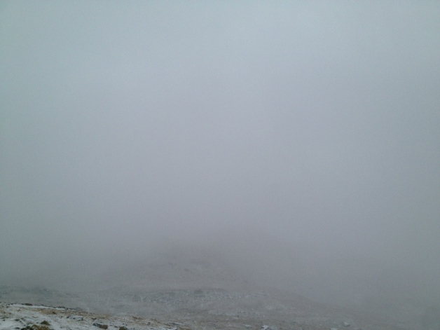 Visibility during the snow storm, close to 5,000 meters.