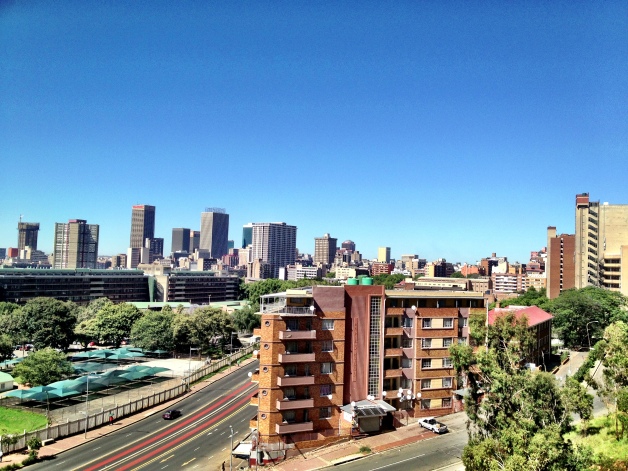 Part of the Jozi skyline as seen from Hillbrow.