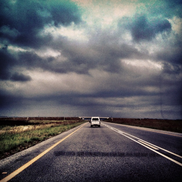 Driving into Swaziland.